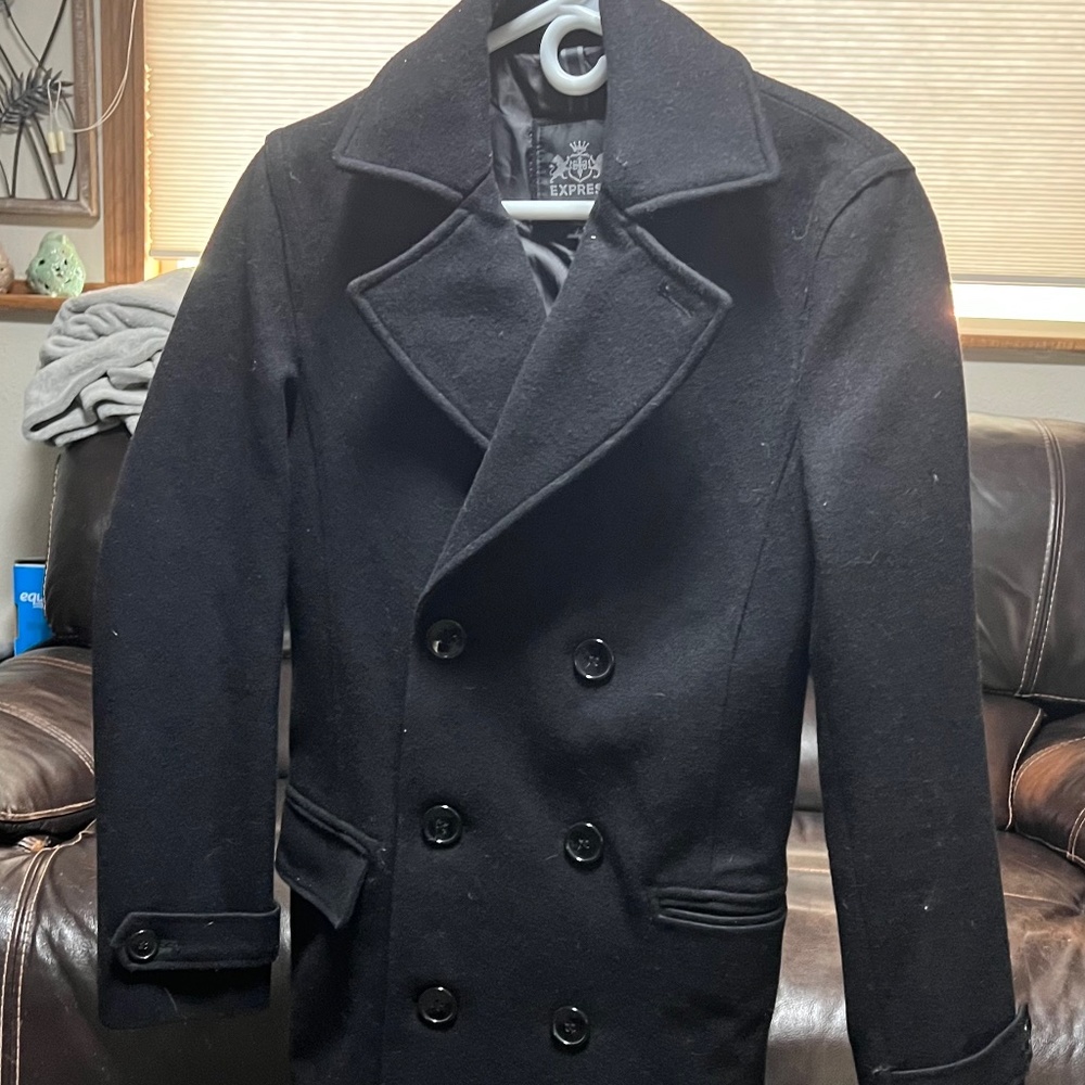 Black Pea coat